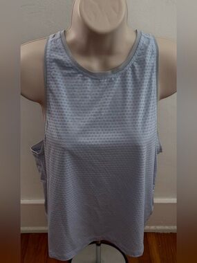 MAS Intimates Light Blue raceback Sleeveless Athletic Tank Top size S athleisure